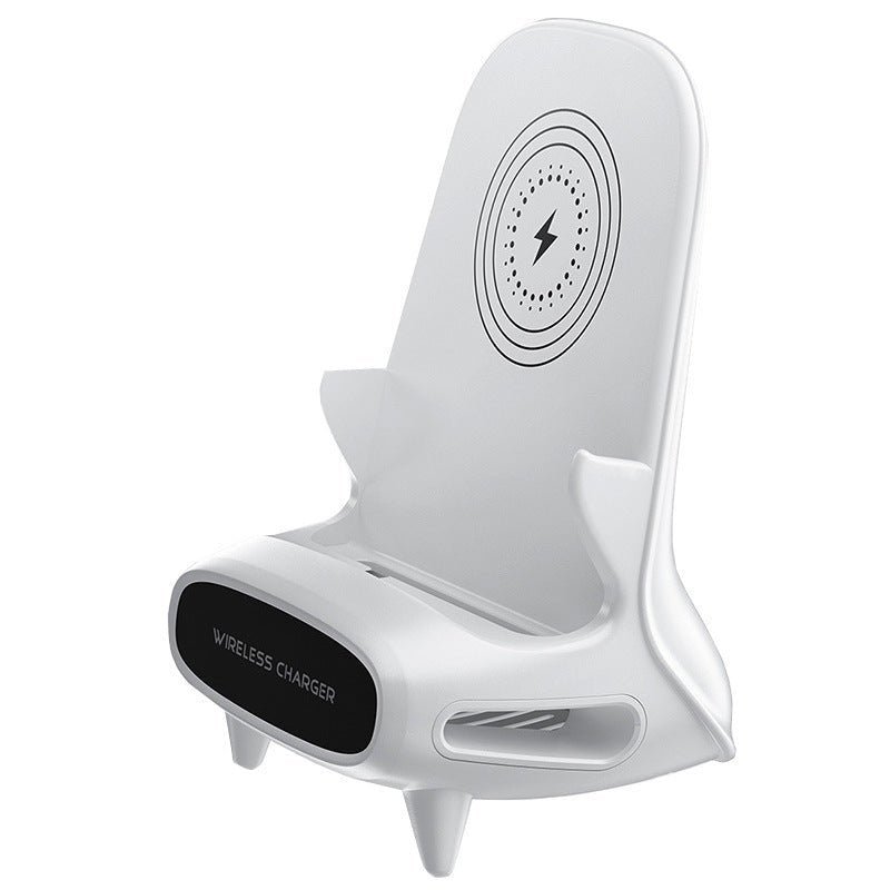 15W Desktop Vertical Wireless Fast Charging Universal Mobile Phone Tablet Desktop Bracket - الصورة 5