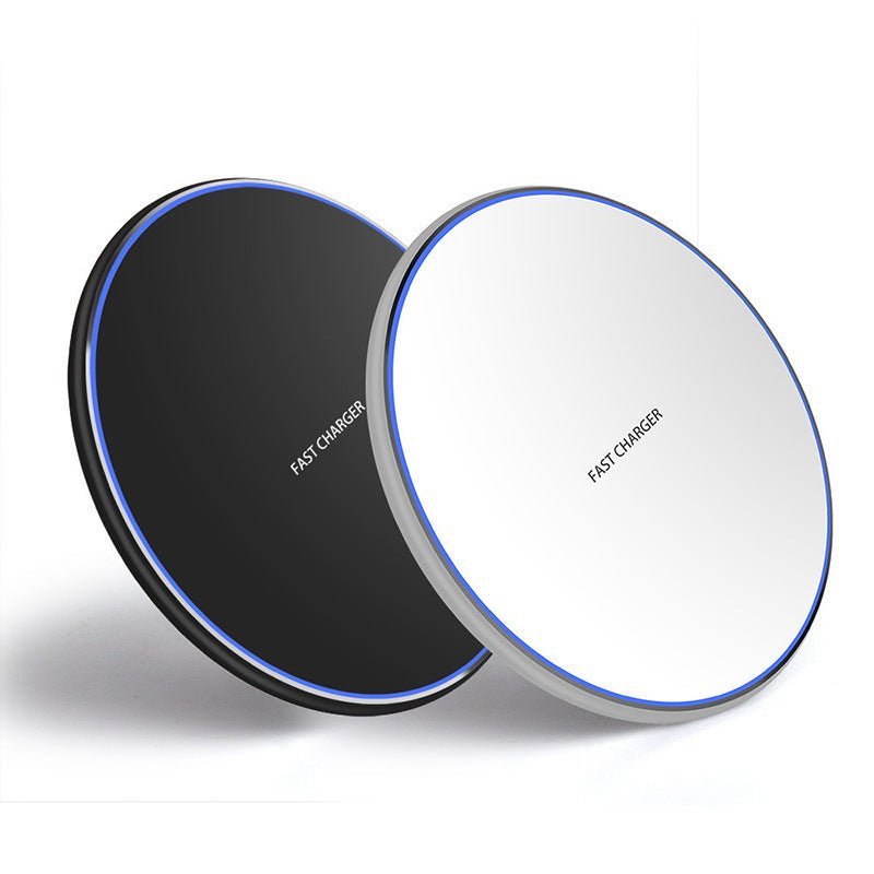 15W Fast Wireless Charger Disc Wireless Charging Base - الصورة 2