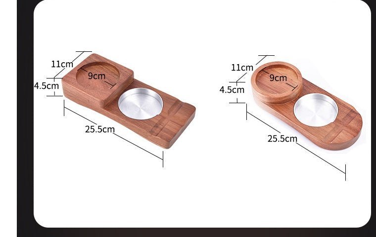 2 In 1 Wooden Ashtray Rustic Wood Whiskey Glass Cup Tray And Cigar Holder Rest Ashtray Home Office Decoration Ornaments - الصورة 5