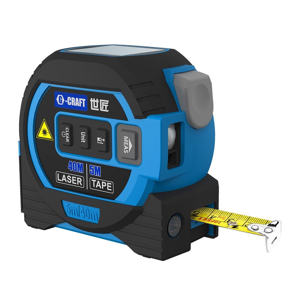 3 In 1 Laser Tape Measure Rangefinder 5m Tape Ruler Infrared High-precision Intelligent Electronic Ruler Building Distance Meter - الصورة 3