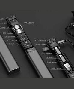 3 In 1 Multi-function Smart Adapter Card Storage Data Cable USB Box Universal For Phone Protable Phone Supplies