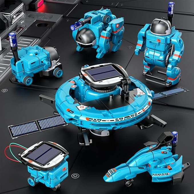 6-in-1 Solar Robot Toys - الصورة 2