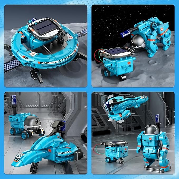 6-in-1 Solar Robot Toys - الصورة 5