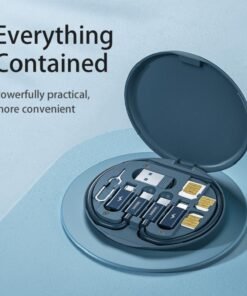 60W Fast Charging Multi-function Charging Cable Storage Box