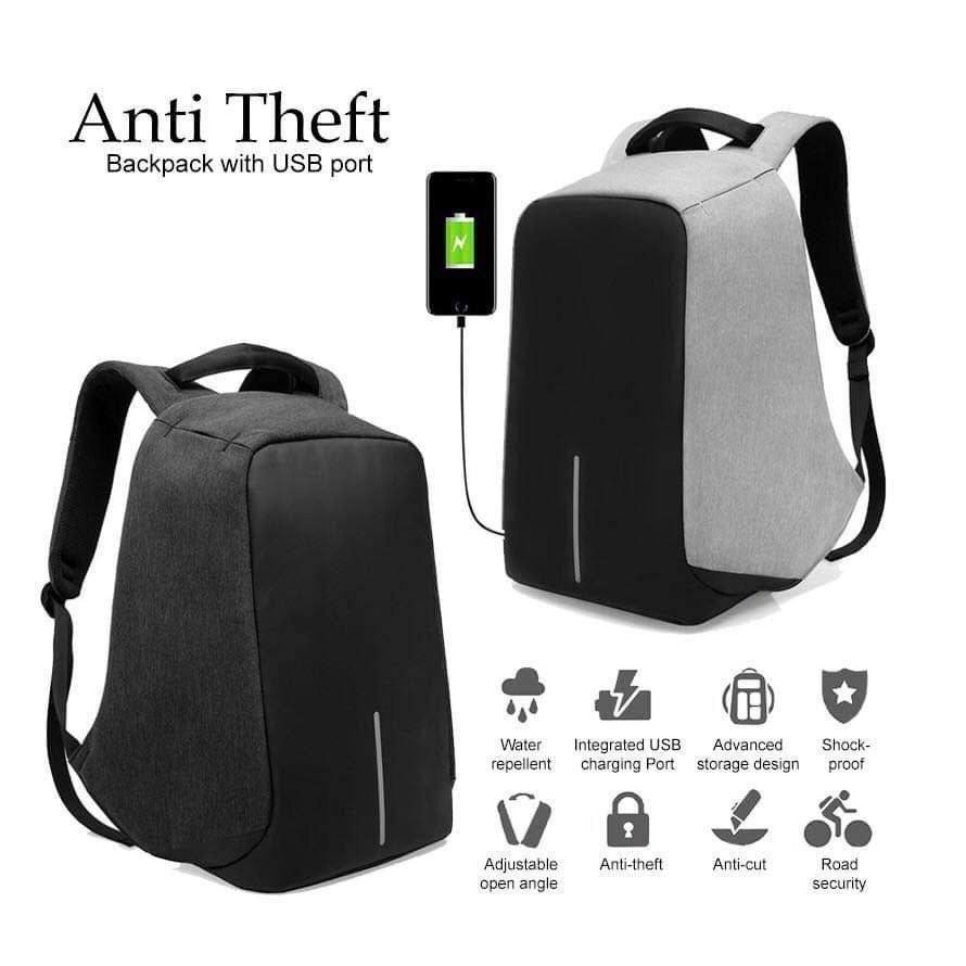Anti Theft Backpack Bag - الصورة 2