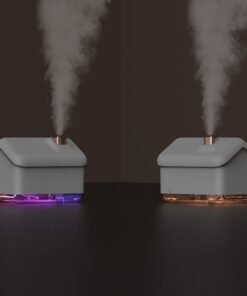 Air Humidifier Essential Oil Diffuser 300ML Ultrasonic Mist Maker Fogger Humidifier LED Lamp Aroma Diffuser Electric