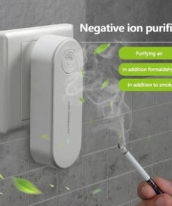 Air Purifier Anion, Mini Portable Air Purification Air Freshener Ionizer Cleaner Dust Cigarette Smoke Remover Toilet Deodorant