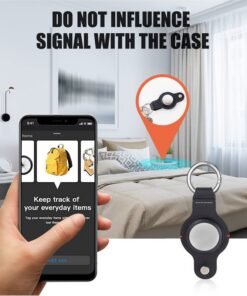 AirTag Secure Holder With Key Ring Original Stylish And Durable Key Ring Accessories Gift Keychain