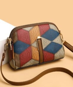 All-matching National Style Fashion Double-Zipper Cross-body Bags