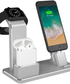 Amazon Hot Sale For Watch Headset Three-in-one Charging Bracket Metal Phone Bracket Desktop