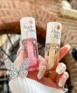 AOGALIANI Moisturizing Lip Oil Honey Milk & Peach Oolong Repair Moisturizing Tender Fade Lip Lines