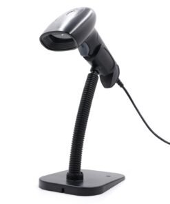 Barcode Scanner USB Connection Wired 1D 2D Barcode Scanning Reader with Stand for Market Warehouse Library