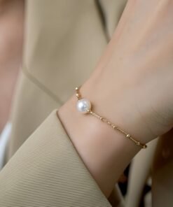 Baroque Single Pearl Bracelet Simple Graceful