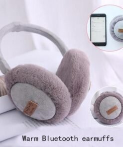 Bluetooth Earmuffs Headphones Warm Plush Earmuffs Ure Color Fashion Foldable Soft Simple Adjustable Winter Accessories