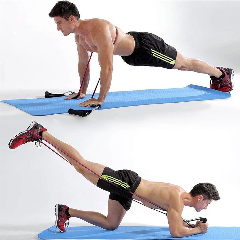 Bodybuilding Resistance Bands Set - الصورة 3