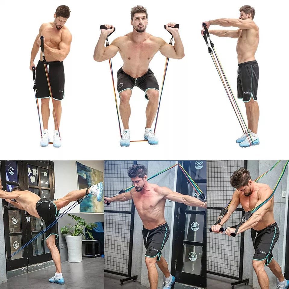 Bodybuilding Resistance Bands Set - الصورة 6