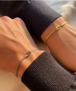 Bohemian Style Fashion Knotted Snake Bones Chain Bracelet