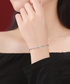 Butterfly Diamond Woven Bracelet Simple