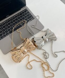 Butterfly Metal Lipstick Pack Women's Fashion Advanced Mini Chain Crossbody
