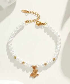 Butterfly Vintage High-grade Artificial Pearl Bracelet