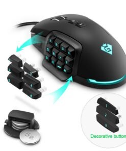 Button Laser Programming Gaming Computer Mouse Backlight Gaming Mouse