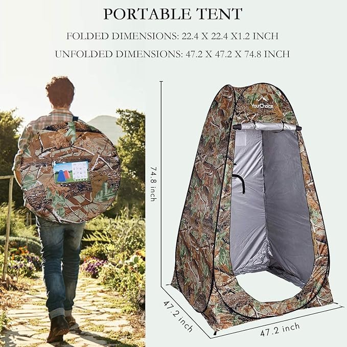 Camping Shower Tent - الصورة 3