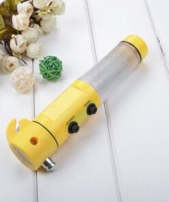 Car Auto LED Torch Flashlight Emergency Safety Hammer Belt Cutter Escape Tools