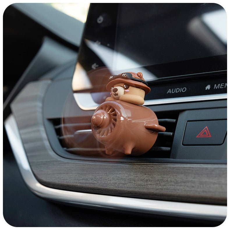 Car Cartoon Air Outlet Aromatherapy To Remove Odor Cute Ornaments - الصورة 6