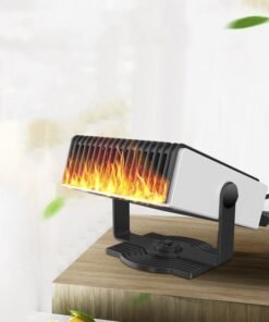 Car Heater Portable Car Heater Defrost Heater 180-degree Rotation Car Heater & Cooling Fan 2 In 1 Fast Heating Low Noise