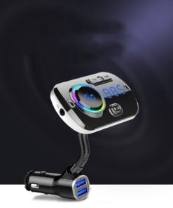 Car Mp3 Bluetooth Player Bc49Aq Bluetooth 5.0 Lossless Music Atmosphere Light Car Bluetooth Mp3