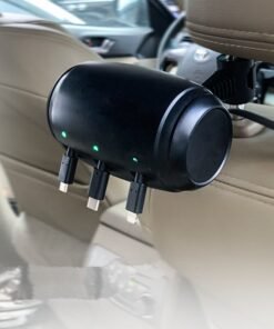Car Rear Seat Charging Cable Box