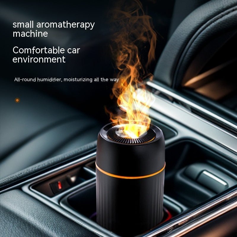 Car Simulation Flame Aroma Diffuser Automatic Sprayer - الصورة 2