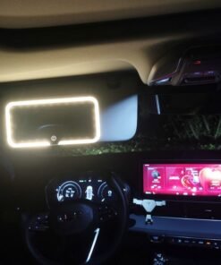 Car Sun Visor With Light Led Make-up Mirror