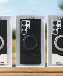 Carbon Fiber Magnetic Ring Case