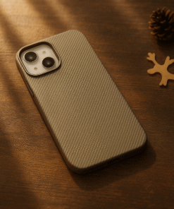 Carbon Weave & Houndstooth Pattern iPhone Case