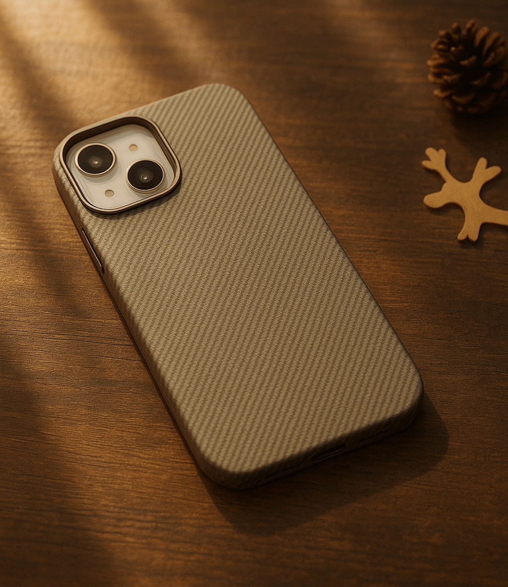 Carbon Weave & Houndstooth Pattern iPhone Case - الصورة 5