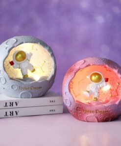 Cartoon Cute Spaceman Bedroom Table Decorations Small Ornaments