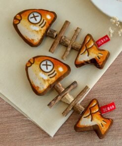 Cat Fishbone Wood Simulation Molar Toy Pet Products