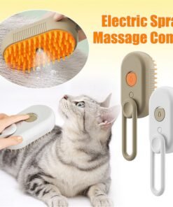 Cat Steam Brush Steamy Dog Brush 3 In 1 Electric Spray Cat Hair Brushes For Massage Pet Grooming Comb Hair Removal Combs Pet Products