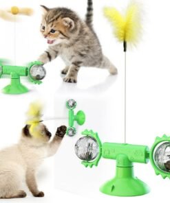 Cat Turntable Cat Windmill Toy Glowing Toy
