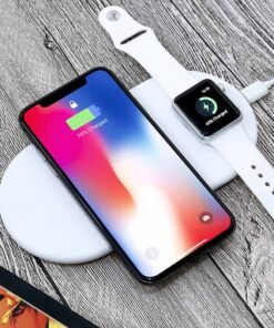 Compatible with Apple, 2 In 1 QI Wireless Charging Dock For Iphone, Watch & Android