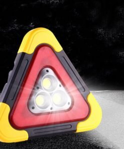 Compatible with Apple, Car Tripod Warning Sign Car Triangle Sign Auto Luminous Car Tripod Parking Reflective Solar Light