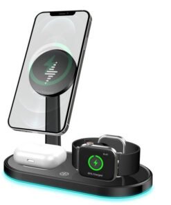 Compatible with Apple, Magsafe Three-in-One Wireless Charger