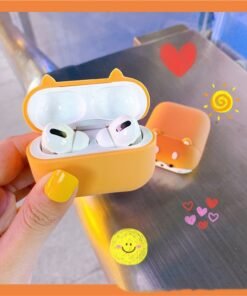 Compatible with Apple, Protective Case Wireless Bluetooth Headset Box Silicone Shell Case Personality