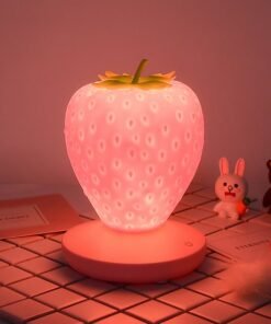 Creative Charging Strawberry Lamp Usb Three-Speed Dimming