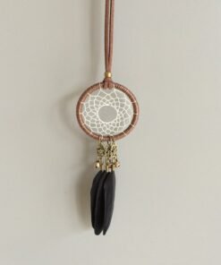 Creative Feather Car Pendant Safety Car Accessories