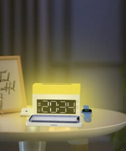 Creative Multi-function Eye Protection Small Night Light Clock Alarm Clock Six In One
