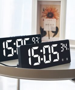 Creative Multi-functional Electronic Clock Simple Large Screen Clock Multi-group Alarm
