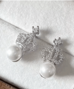 Crown Pearl Necklace Set