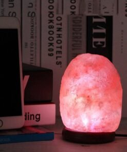Crystal Salt USB Natural Colorful Color Changing Warm White Led Mineral Small Night Lamp